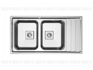 سینک ظرفشویی آلتون مدل ST- 1001 L  استیل توکار لگن چپ