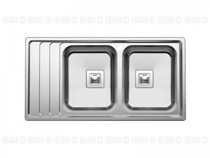 سینک ظرفشویی آلتون مدل ST- 1001 R  استیل توکار لگن راست