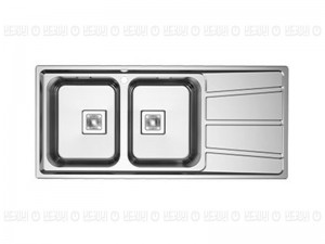 سینک ظرفشویی آلتون مدل ST- 1161 L  استیل توکار لگن چپ