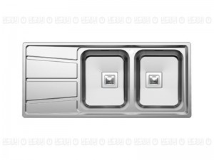 سینک ظرفشویی آلتون مدل ST- 1161 R  استیل توکار لگن راست