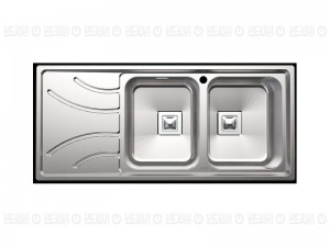 سینک ظرفشویی آلتون مدل ST- 1163 R  استیل توکار لگن راست