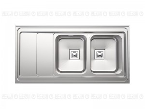 سینک ظرفشویی آلتون مدل SR - 1202 R  استیل روکار لگن راست