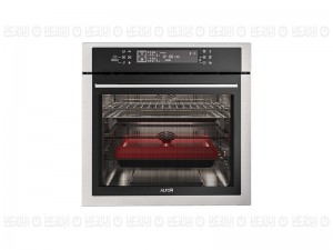 فر توکار آلتون مدل V500TS مشکی استیل تمام برق دوقلو عرض 60