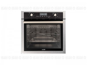 فر توکار آلتون مدل V210S  استیل مشکی برق و گاز عرض 60