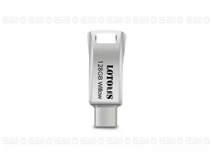 فلش WILLOW OTG TYPE-C 128G لوتوس USB 3.2 LOTOUS