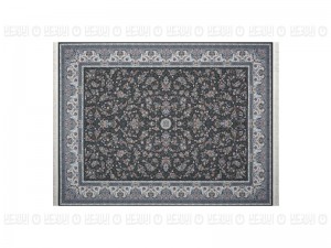 فرش پاتریس طرح افشان سی گل رنگ طوسی 1500 شانه