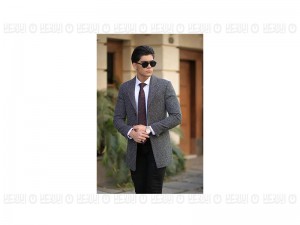 نیم پالتو پارچه فاستونی ایرانی دو دکمه  تیکن