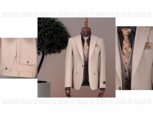 کت و شلوار تک دکمه ترک تیکن