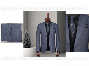 کت و شلوار تک دکمه دو چاک پارچه ترک دیالوگ تیکن