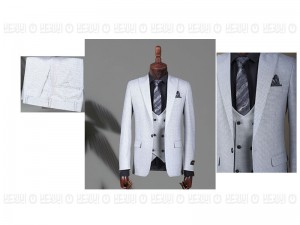 کت و شلوار تک دکمه تک چاک فاستونی ترک تیکن