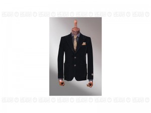 کت مخمل دودکمه نیمه آستر ترک تیکن