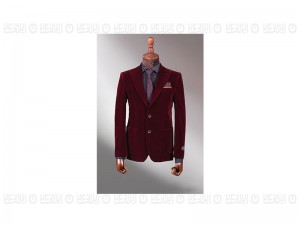 کت مخمل دو دکمه نیمه آستر ترک تیکن