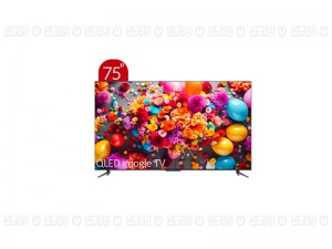 تلویزیون 75 اینچ QLED UHD 4K هوشمند google TV  تی سی ال مدل  C645