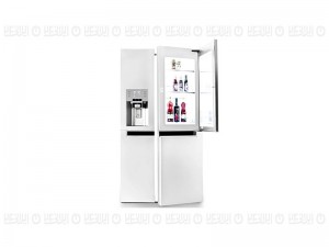 یخچال و فریزر ساید بای ساید 32 فوت سه درب  دوو مدل DS-3445MW سفید متالیک