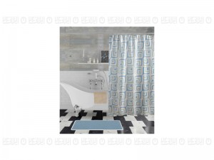 پرده حمام 140*190  طرح دیمپل رزین تاژ