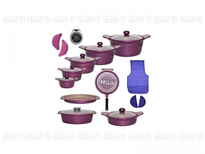 سرویس قابلمه 23 پارچه MGS طرح  کره ای ِD