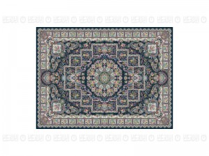 فرش پاتریس طرح سرمه رنگ سرمه ای 1200 شانه