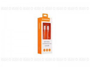 کابل شارژ 1 متری Type-C ریورسانگ مدل LOTUS 08