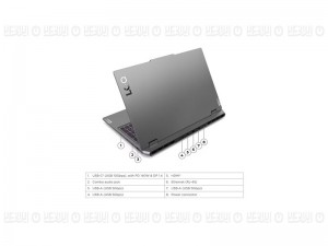 لپ تاپ 15.6 اینچی لنوو مدل LOQ 15IAX9-i5 12450HX-24GB DDR5-1TB SSD-RTX2050