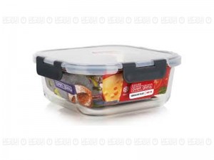 ظرف نگهدارنده مربع درب دار هوم کت