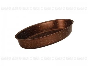 قالب کیک بیضی کوچک با پوشش گرانیت زرساب CB-650