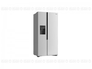 یخچال ساید بای ساید آبریز و یخساز اتومات Hubbard (هابرد) جی پلاس مدل GSS-P7637S نقره ای