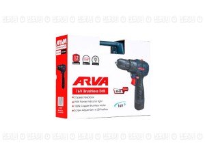 دریل شارژی براشلس ۱۶ ولت  آروا مدل ۵۸۴۵