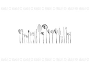 سرویس قاشق و چنگال 124 پارچه ناب استیل مدل فلورانس