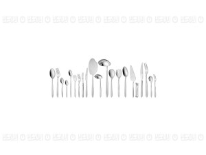 سرویس قاشق و چنگال 124 پارچه ناب استیل مدل پالرمو