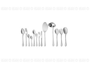 سرویس قاشق و چنگال 116 پارچه ناب استیل مدل ونیز (جعبه سفید)