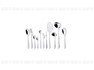 سرویس قاشق و چنگال 86 پارچه ناب استیل مدل ورونا