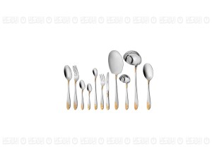 سرویس قاشق و چنگال 86 پارچه ناب استیل مدل امپریال