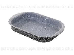 تابه فر مستطیل کوچک گرانیت لبه کوتاه سربی