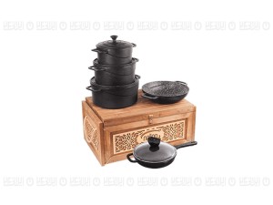 سرویس چدن نالینو 9 پارچه مدل Dio