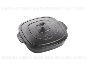 تابه مربع چدن  نالینو مدل Adrina (با درب چدن)