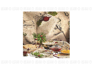 سرویس آشپزخانه 22 تکه رزین تاژ طرح تربچه چاپی