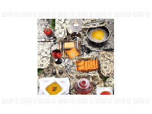 سرویس آشپزخانه 22 تکه رزین تاژ طرح ایفل چاپی