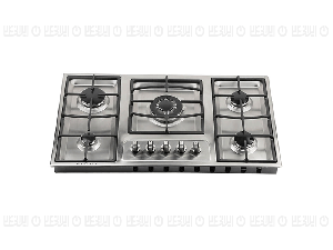 اجاق گاز 5 شعله صفحه‌ای استیل مدل G930 گرویتی