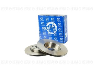 دیسک ترمز جلو تلدا مناسب پژو 206 تیپ 2 ، تیپ 3 و صندوقدار V20