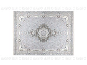 فرش پاتریس طرح شکوفه باران رنگ فیلی 1500 شانه