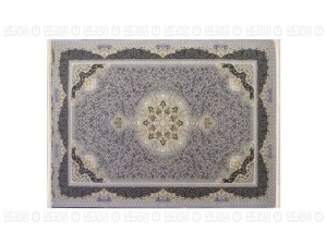 فرش پاتریس طرح ایتالیا رنگ طوسی تیره 1200 شانه