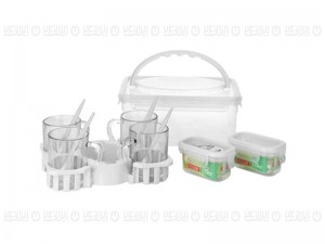 سرويس چای خوری دلنار ۴ نفره هوم کت