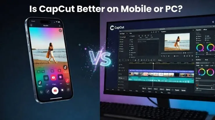 CapCut موبایل یا دسکتاپ؟ کدام برای ادیت بهتر است؟
