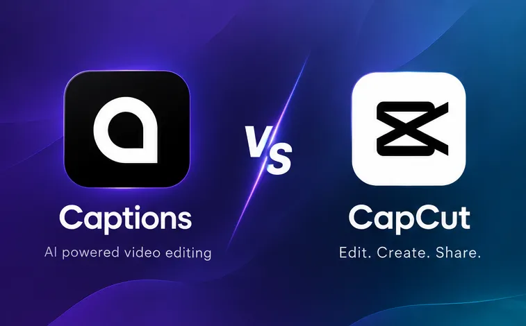 مقایسه Captions و CapCut برای زیرنویس