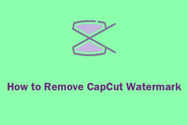حذف واترمارک CapCut