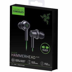 هدفون بی سیم برند ریزر مدل HAMMERHEAD TRUE WIRELESS