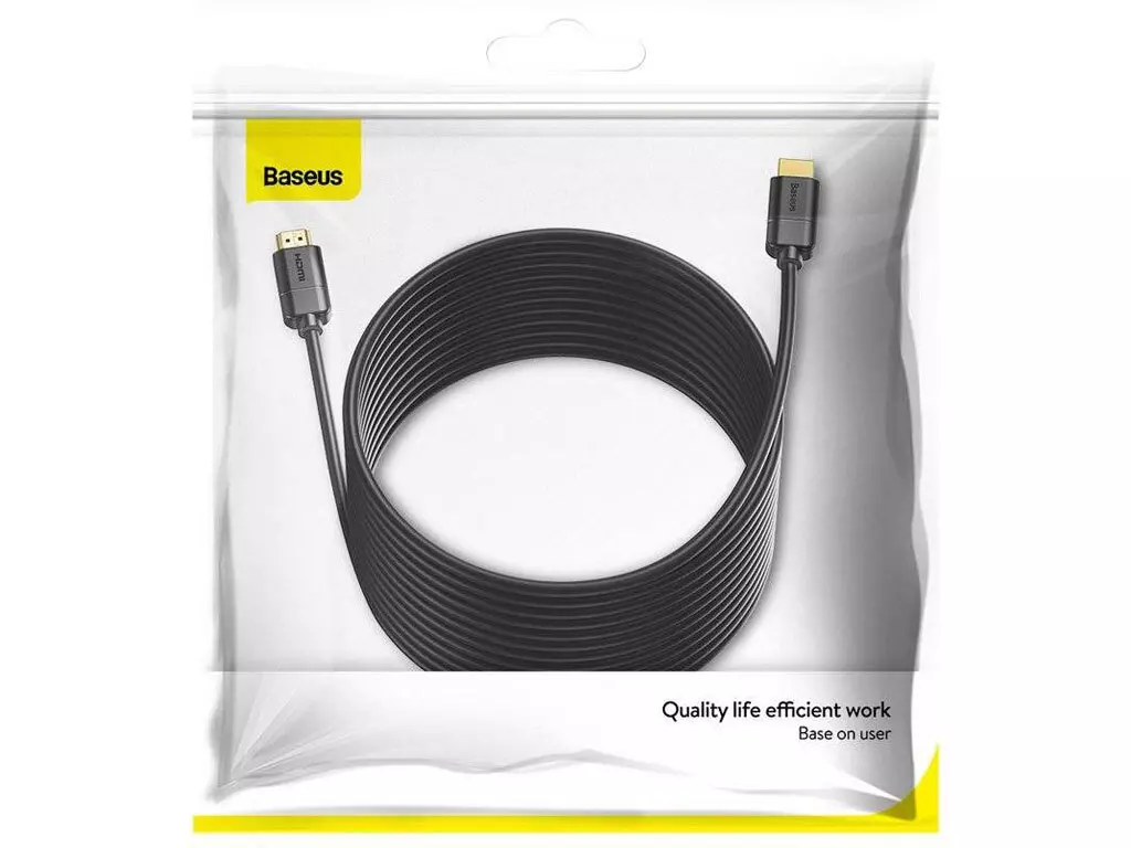 کابل اچ‌دی‌ام‌آی 8 متری بیسوس Baseus cable HDMI 4k 2.0 cable CAKGQ-E01