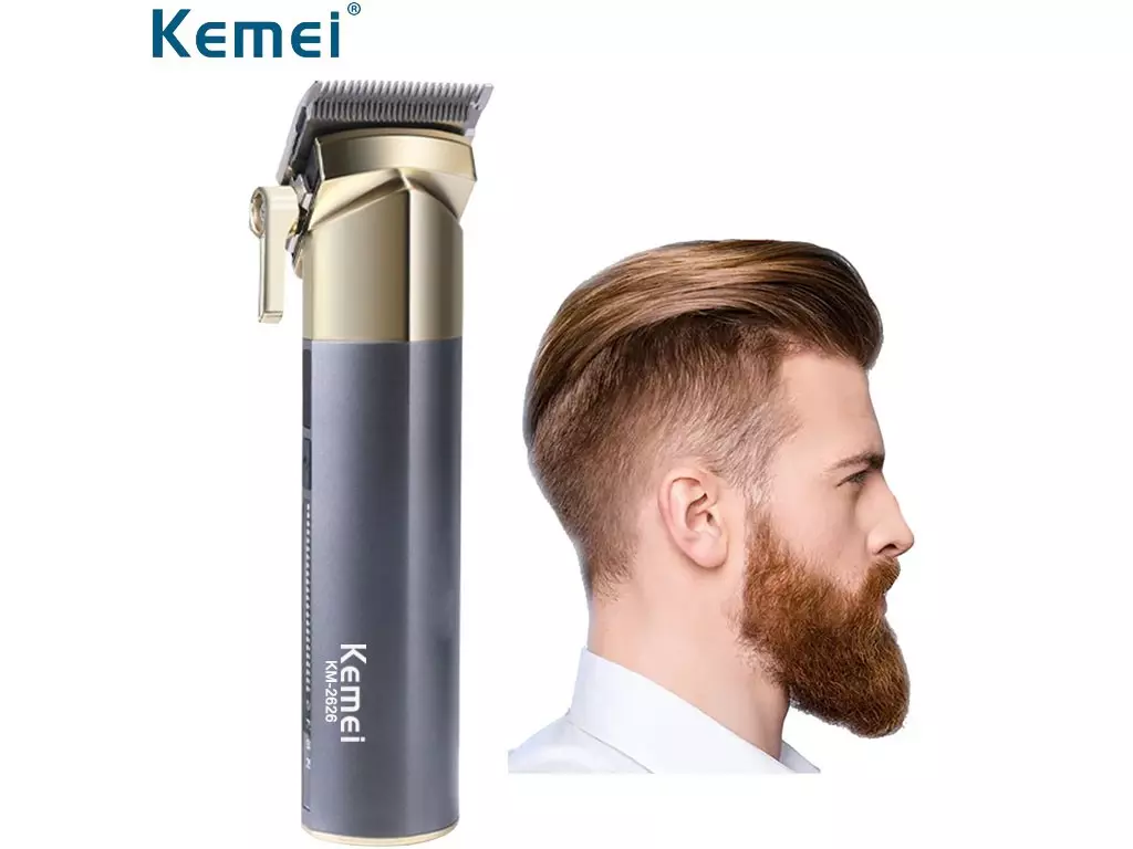 ماشین اصلاح موی سر و صورت شارژی کمی Kemei Rechargeable Professional Electric Hair Trimmer KM-2626