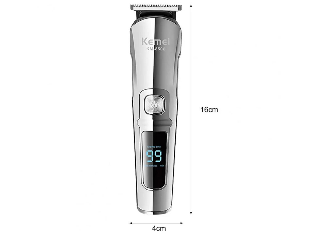 ماشین اصلاح موی سر و بدن 7 کاره شارژی ضدآب کیمی Kemei KM-8508 6 In 1 Waterproof Shaving Machine Multifunction Trimmer