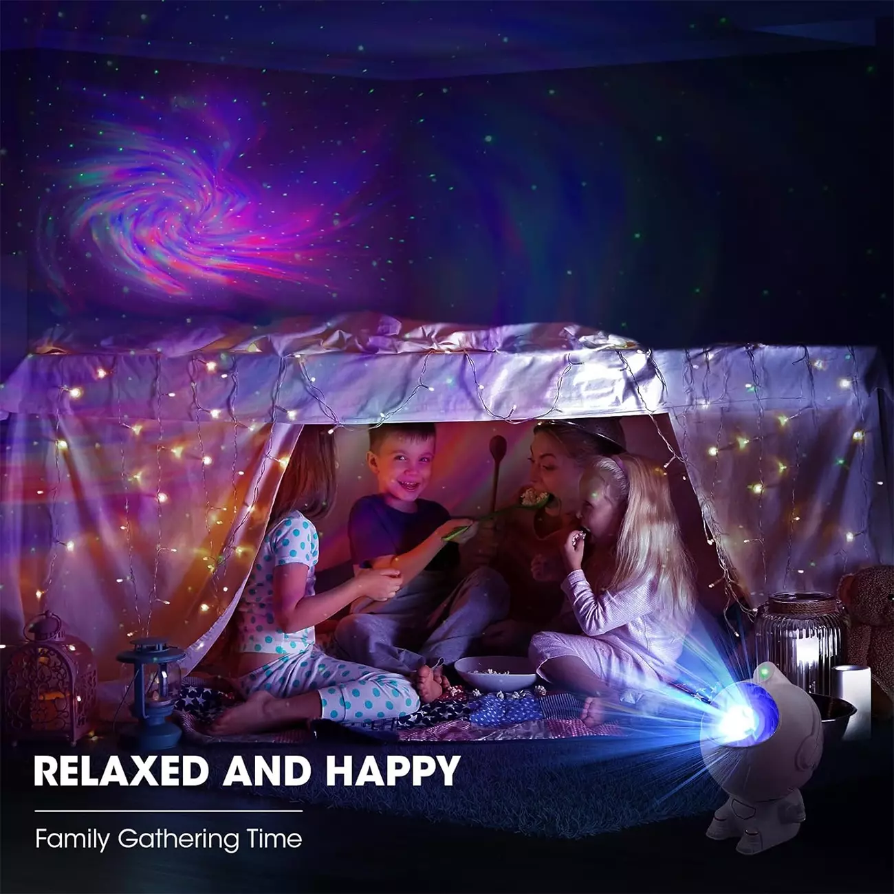 پرژکتور سحابی فضانورد شارژی Starry Sky Projector